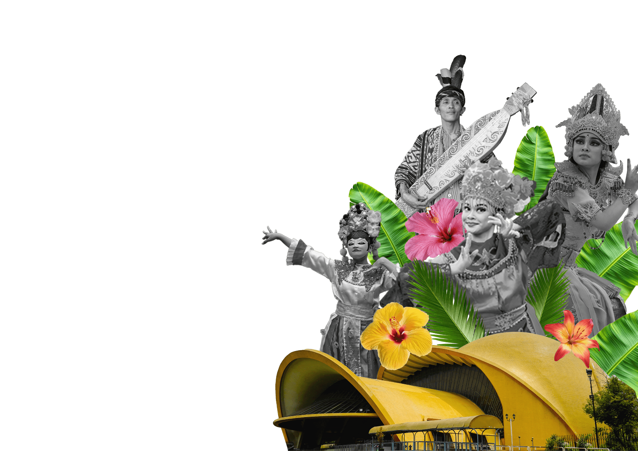 Taman Mini Illustration